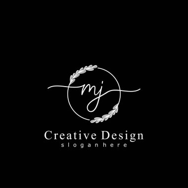 İlk logo kavramının ilk MJ el yazısı.