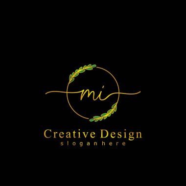 İlk logo kavramının ilk MI el yazısı.