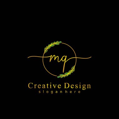 İlk logo kavramının ilk MQ el yazısı.