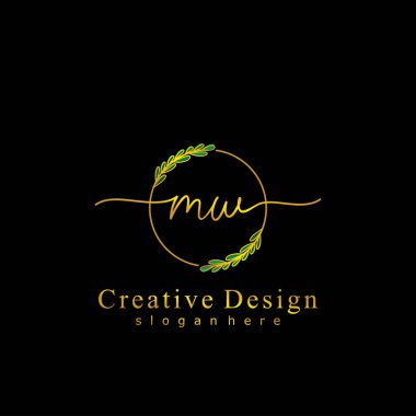 İlk logo kavramının ilk MW el yazısı.