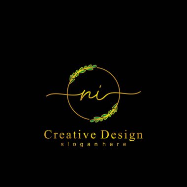 İlk logo kavramının ilk NI el yazısı.