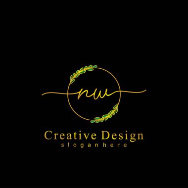 İlk logo kavramının ilk NW el yazısı.