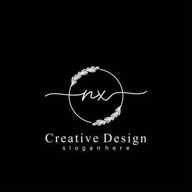 İlk logo kavramının ilk NX el yazısı.