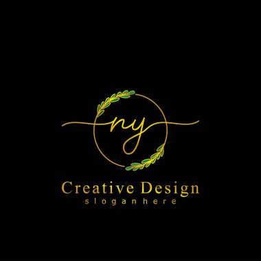 İlk logo kavramının ilk NY el yazısı.