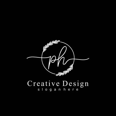 İlk logo kavramının ilk PH el yazısı.