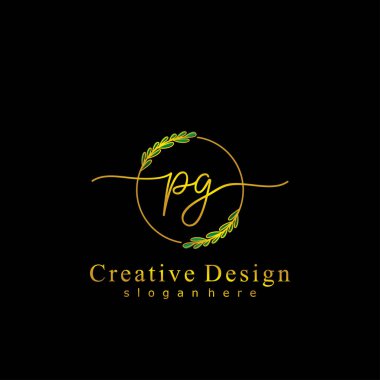 İlk logo kavramının ilk PG el yazısı.