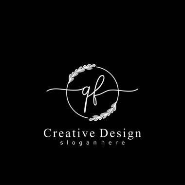 İlk logo kavramının ilk QF el yazısı.