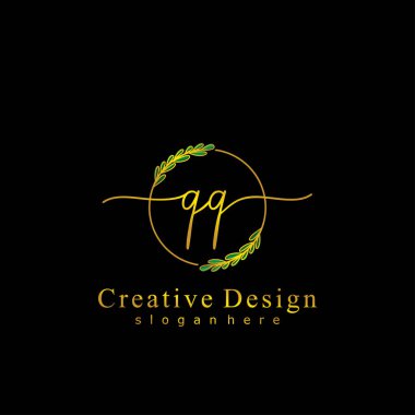 İlk logo kavramının ilk QQ el yazısı.