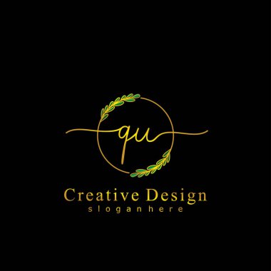 İlk logo kavramının ilk QV el yazısı.