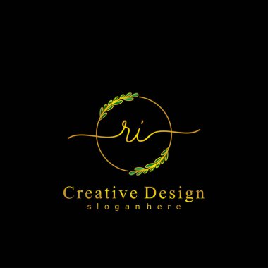 İlk logo kavramının ilk RI el yazısı.