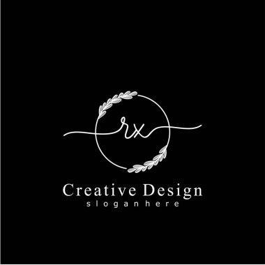 İlk logo kavramının ilk RX el yazısı.
