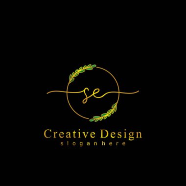 İlk logo kavramının ilk SE el yazısı.