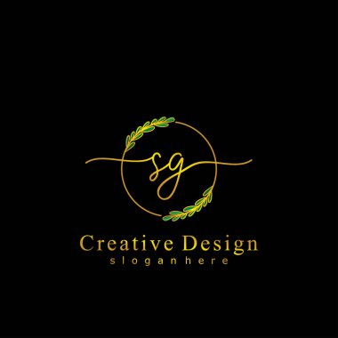 İlk logo kavramının ilk SG el yazısı.