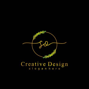 İlk logo kavramının ilk SO el yazısı.