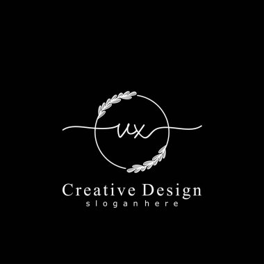 İlk logo kavramının ilk VX el yazısı.