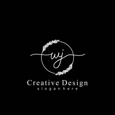 İlk logo kavramının ilk WJ el yazısı.