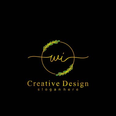 İlk logo kavramının ilk WI el yazısı.