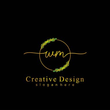 İlk logo kavramının ilk WM el yazısı.