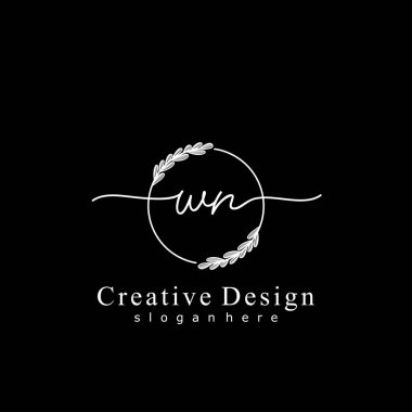 İlk logo kavramının ilk WN el yazısı.