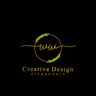 İlk logo kavramının ilk WW el yazısı.