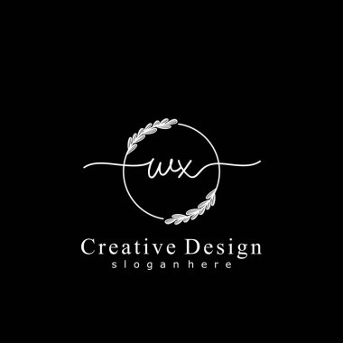 İlk logo kavramının ilk WX el yazısı.