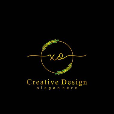 İlk logo kavramının ilk XO el yazısı.