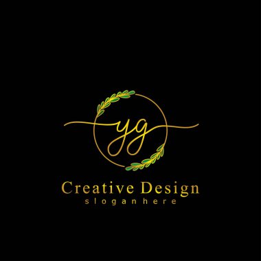 İlk logo kavramının ilk YG el yazısı.