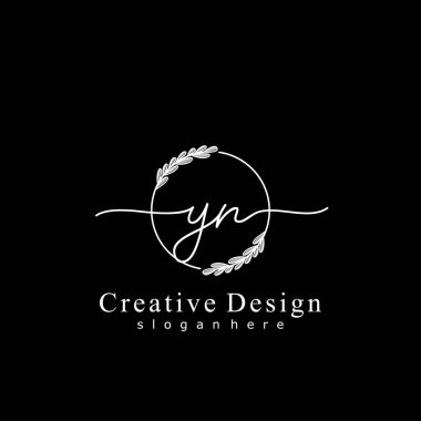 İlk logo kavramının YN el yazısı.