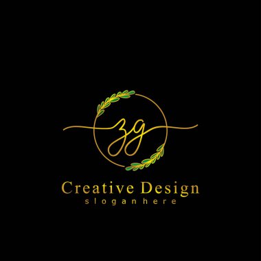 İlk logo kavramının ilk ZG el yazısı.