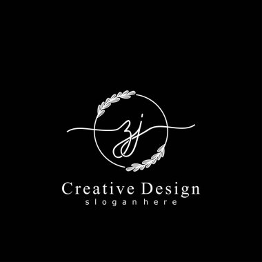 İlk logo kavramının ilk ZJ el yazısı.