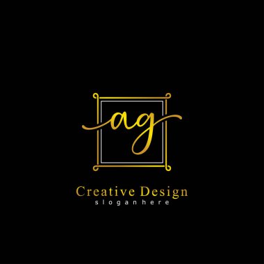 İlk logo kavramının ilk AG el yazısı.