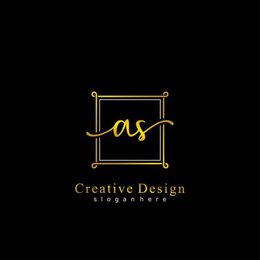 İlk logo kavramının ilk AS el yazısı.