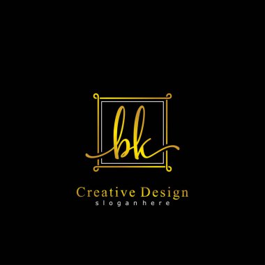 İlk logo kavramının ilk BK el yazısı.