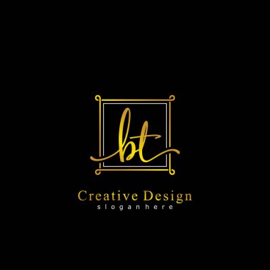 İlk logo kavramının ilk B.T el yazısı.