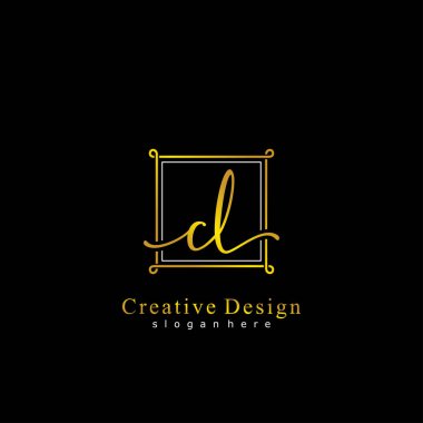 İlk logo kavramının ilk CL el yazısı.