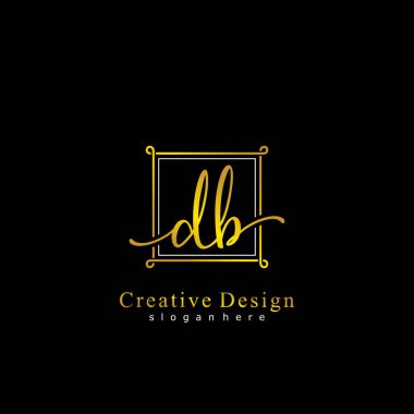 İlk logo kavramının ilk DB el yazısı.