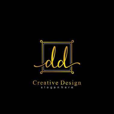 İlk logo kavramının ilk DD el yazısı.