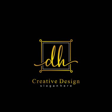 İlk logo kavramının ilk DH el yazısı.