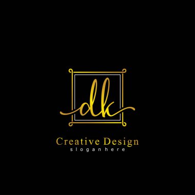 İlk logo kavramının ilk DK el yazısı.