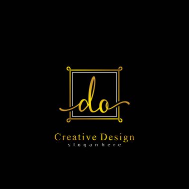 İlk logo kavramının başlangıçtaki DO el yazısı.