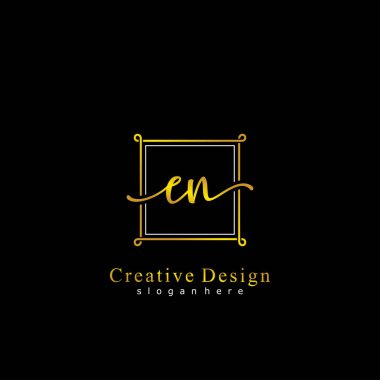 İlk logo kavramının ilk EN el yazısı.