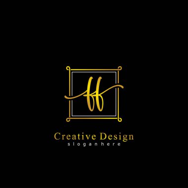 İlk logo kavramının ilk FF el yazısı.