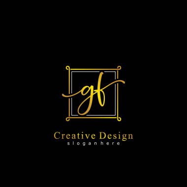 İlk logo kavramının ilk GF el yazısı.