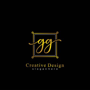 İlk logo kavramının ilk GG el yazısı.