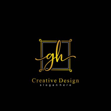 İlk logo kavramının ilk GH el yazısı.