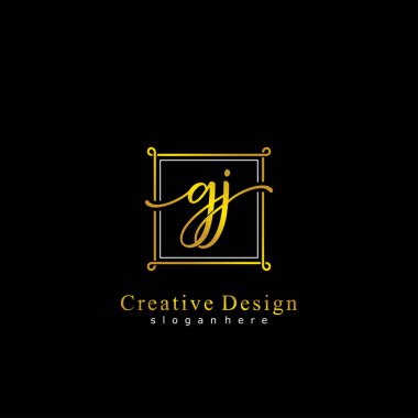 İlk logo kavramının ilk GJ el yazısı.