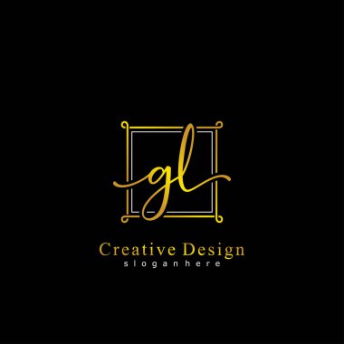 İlk logo kavramının ilk GL el yazısı.