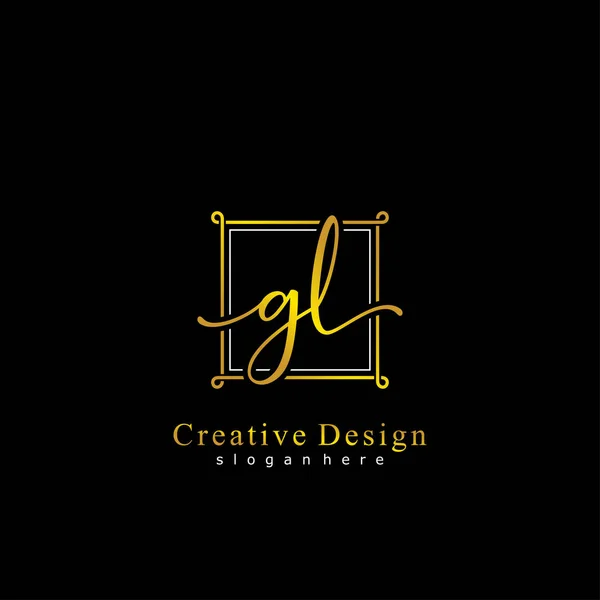 İlk logo kavramının ilk GL el yazısı.