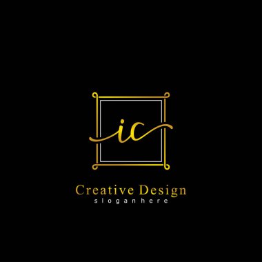 İlk logo kavramının ilk IC el yazısı.