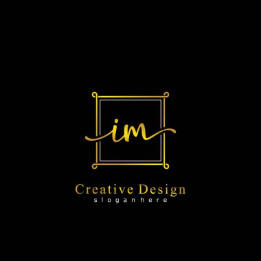 İlk logo kavramının ilk IM el yazısı.